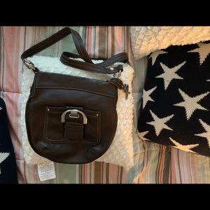 Brown crossbody.